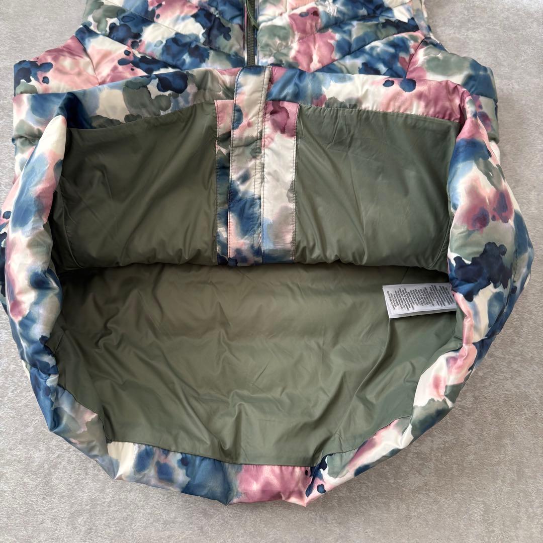 美品 RLX RALPH LAUREN ポロ ゴルフ 中綿ベスト 総柄 水彩