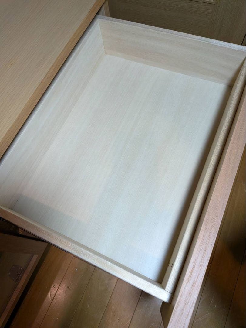 ■送料込■無印良品 木製テレビボード オーク材 110 収納棚 TV台家具 廃盤