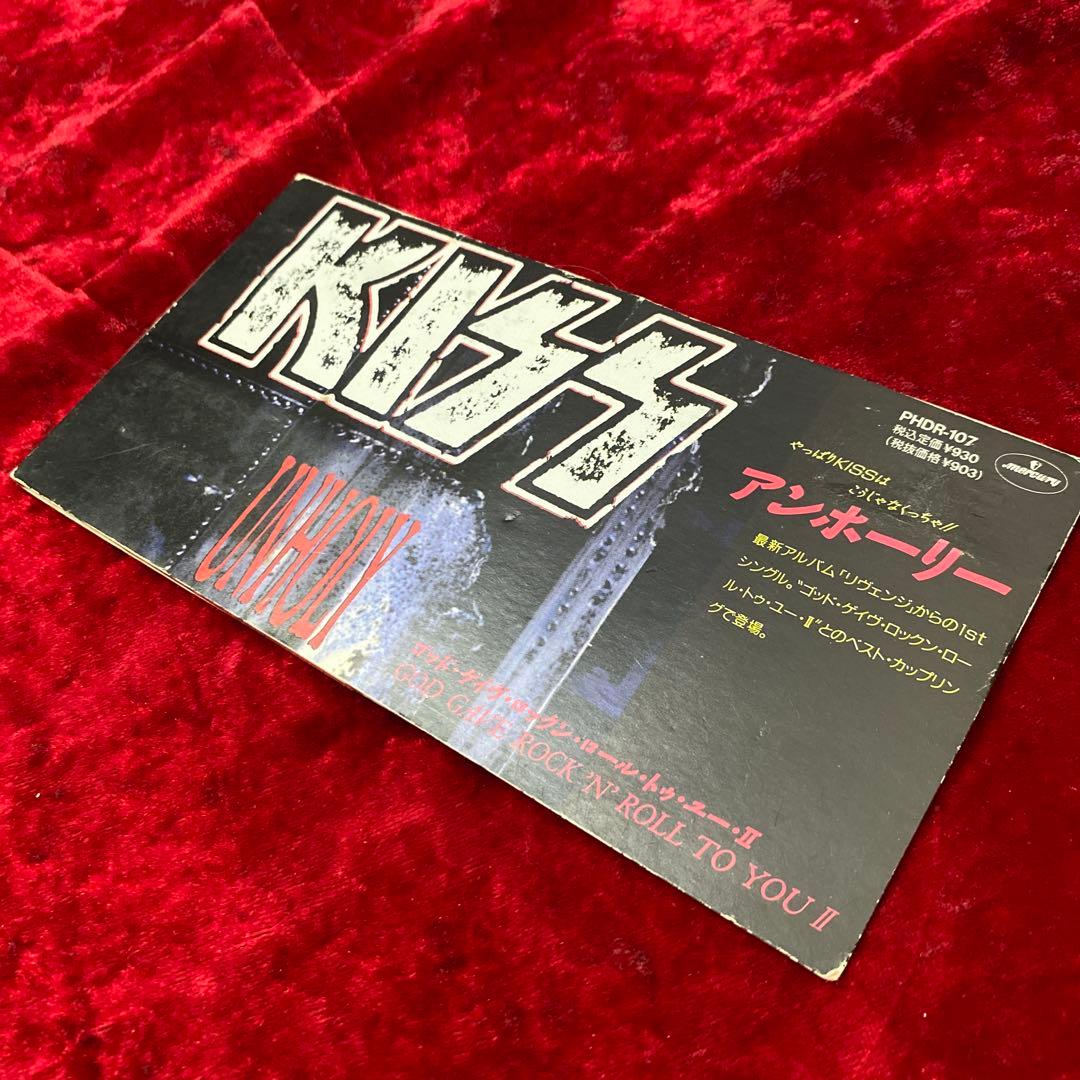 廃盤 見本盤 8cmCD KISS / Unholy