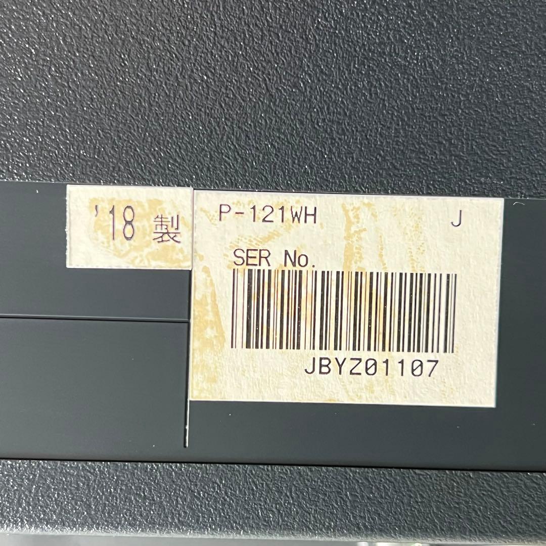 A86美品✨　YAMAHA 電子ピアノ P-121WH 73鍵盤　ヤマハ