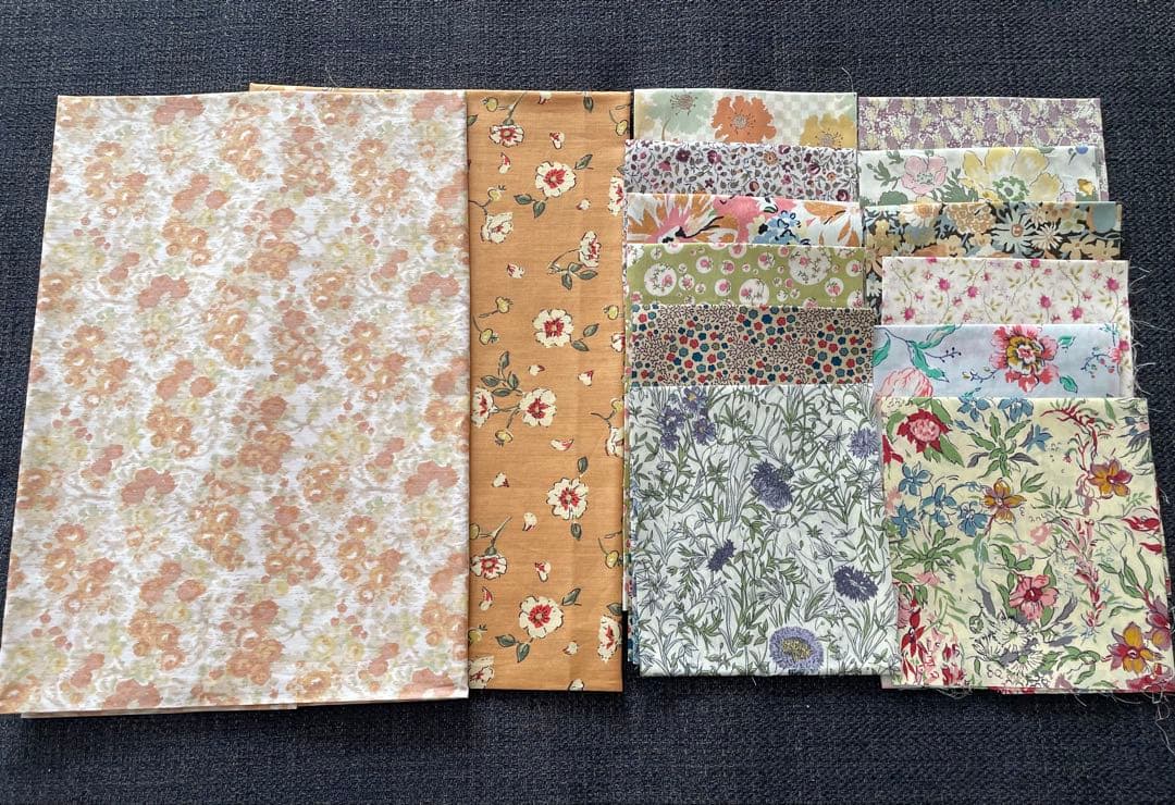 リバティプリントのバッグ おしゃれなパッチワーク キットのみ