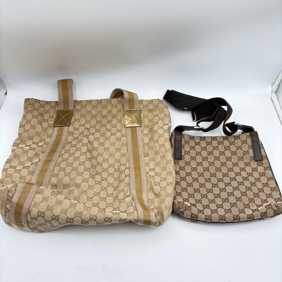 グッチ GG キャンバス トート ショルダーバッグ まとめ0713-S6810s