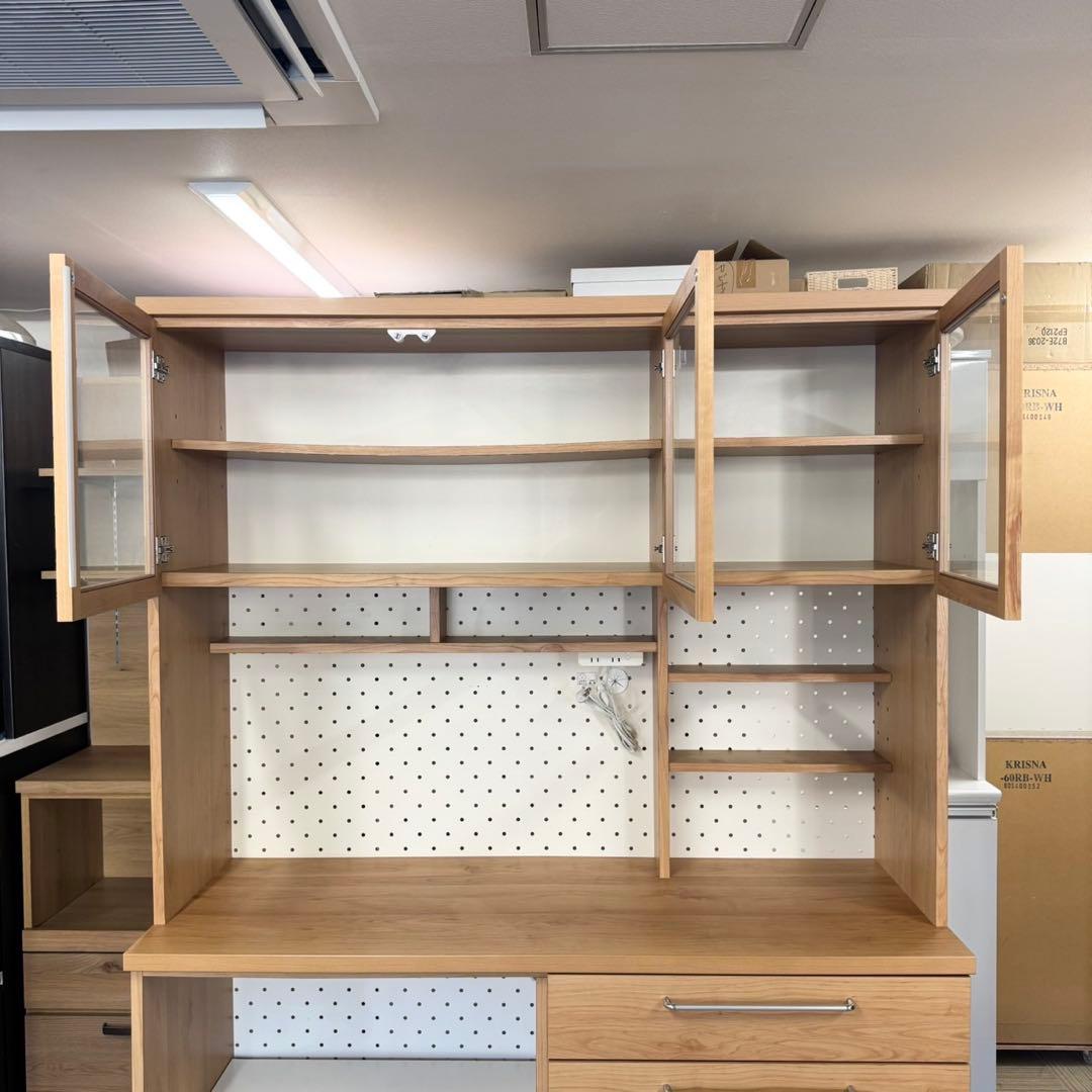 【超美品‼️】定価十数万♪ 東馬 140cm幅キッチンボード 食器棚 収納家具