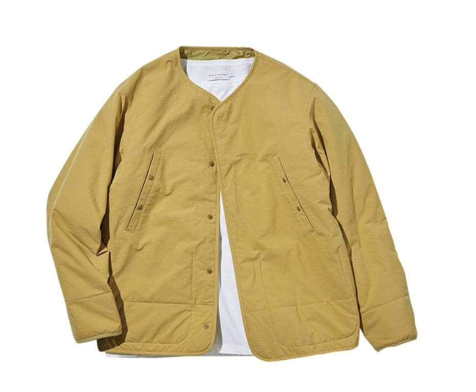 デサント＊LIGHT PUFF CARDIGAN JACKET ddd イエロー