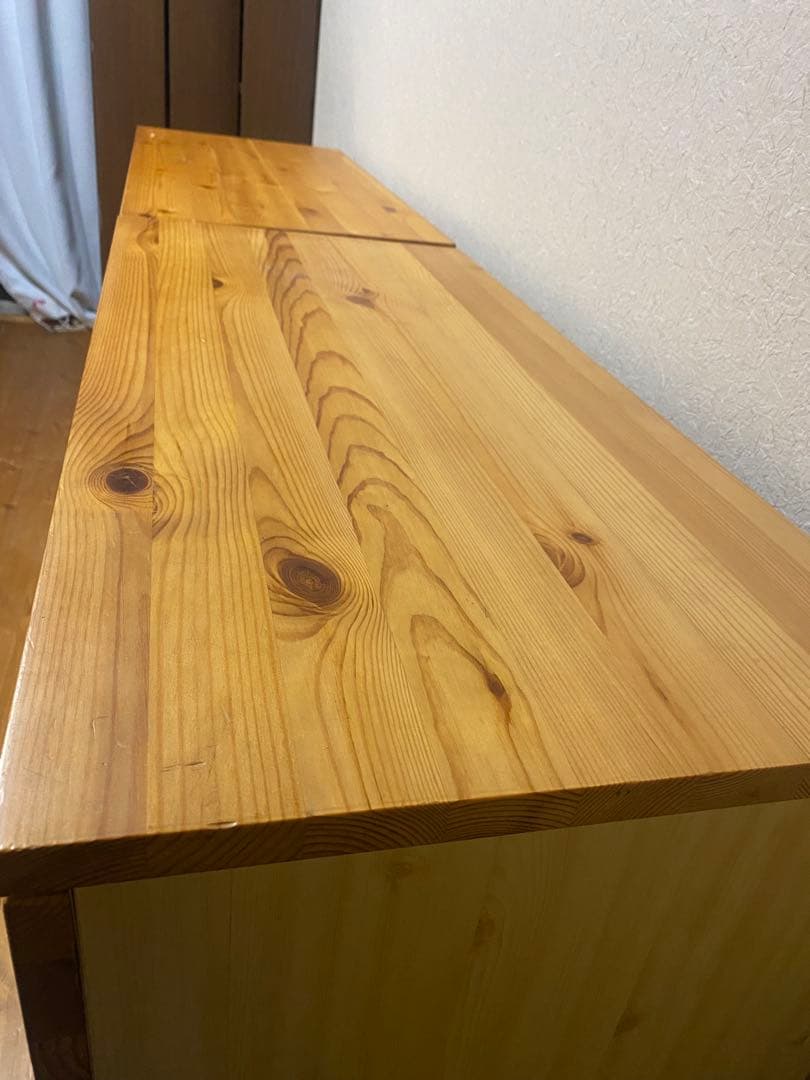 2個セット　無印良品 パイン材 4段チェスト　京都府京田辺市