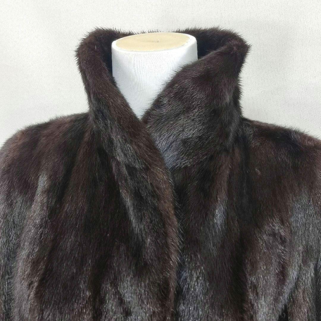 美品　SAGAミンク　ファーコート　9　ランブルトン　Onward　ネームあり