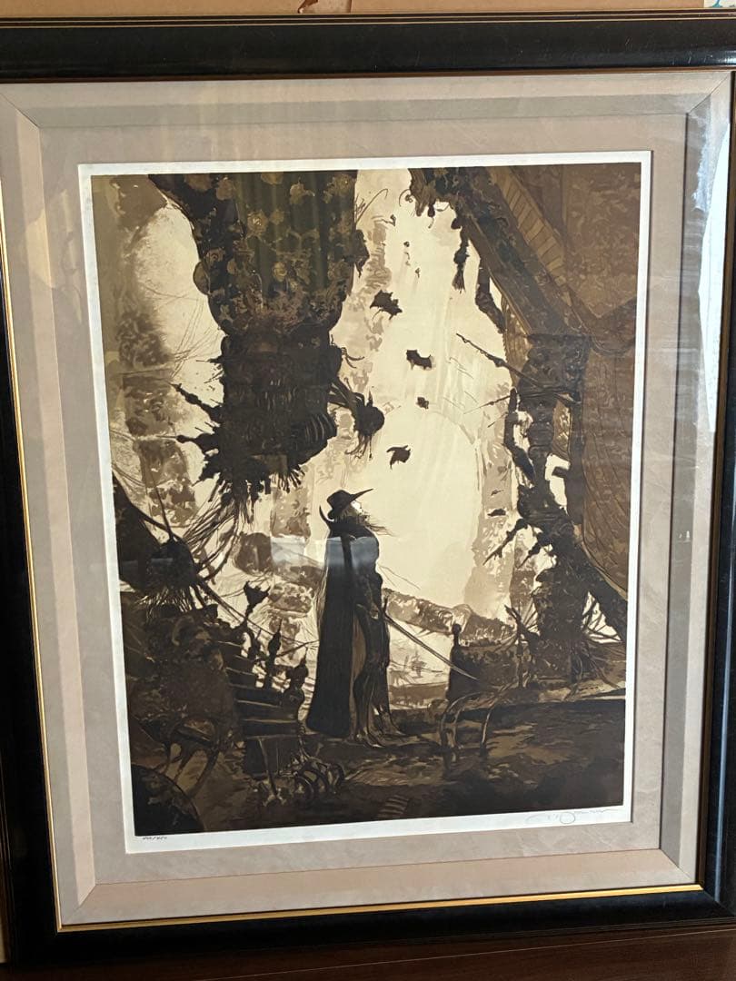 天野喜孝　出会い　リトグラフ 403/450 ヴァンパイアハンターＤ