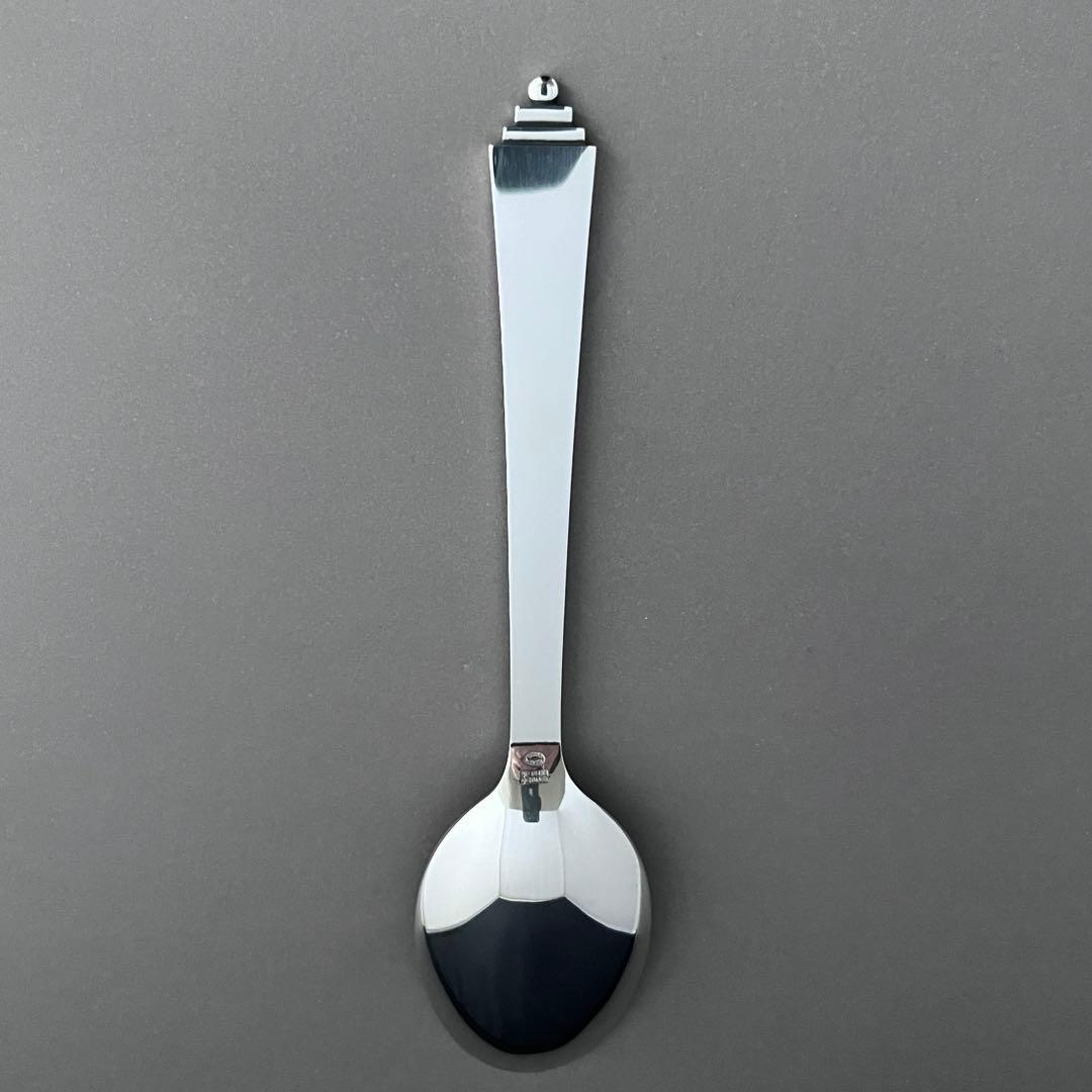 【未使用】ジョージジェンセン PYRAMID ピラミッド ディナースプーン 純銀