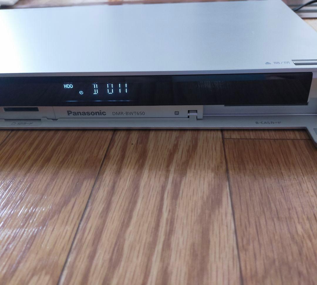 Panasonic　DIGA　Blu-rayレコーダー　DMR-BWT650