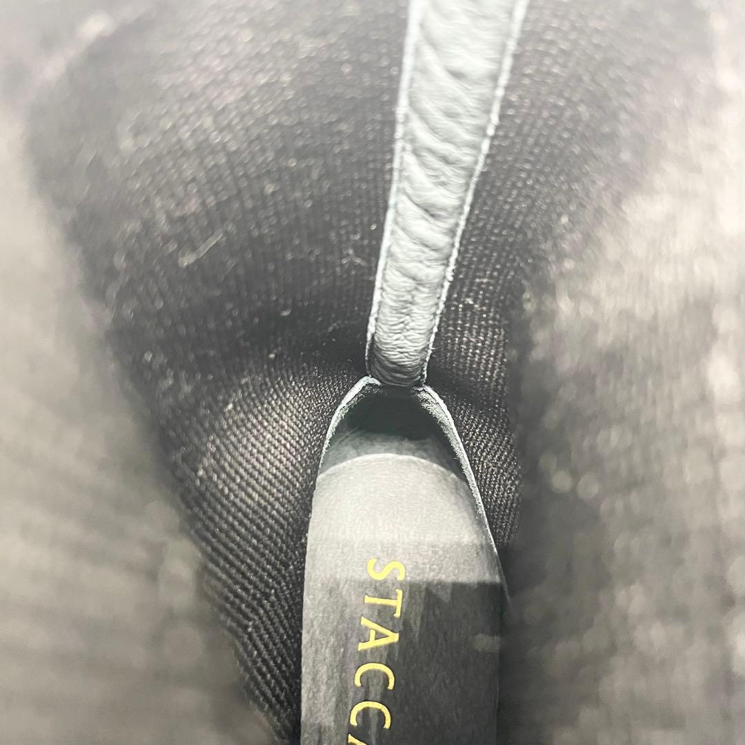 【極美品】STACCATO スタッカート フローラローファーコンビブーツ 黒