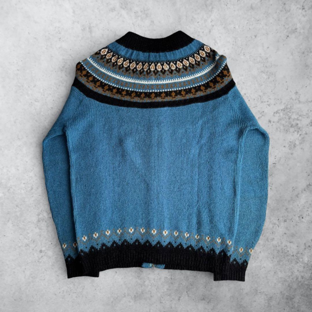 50's-60's REVEREノルディック柄 ニット ヴィンテージ L