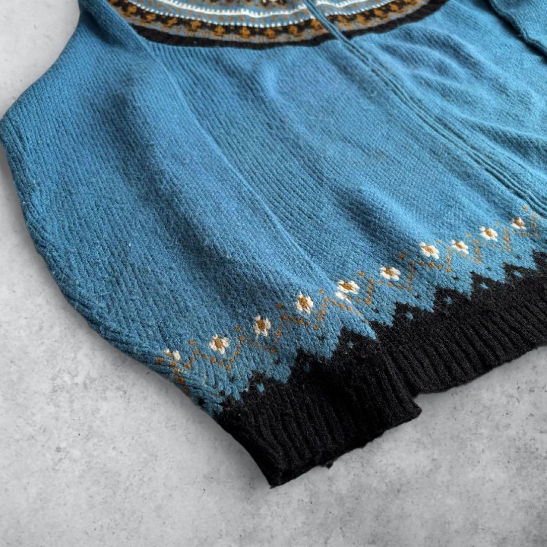 50's-60's REVEREノルディック柄 ニット ヴィンテージ L