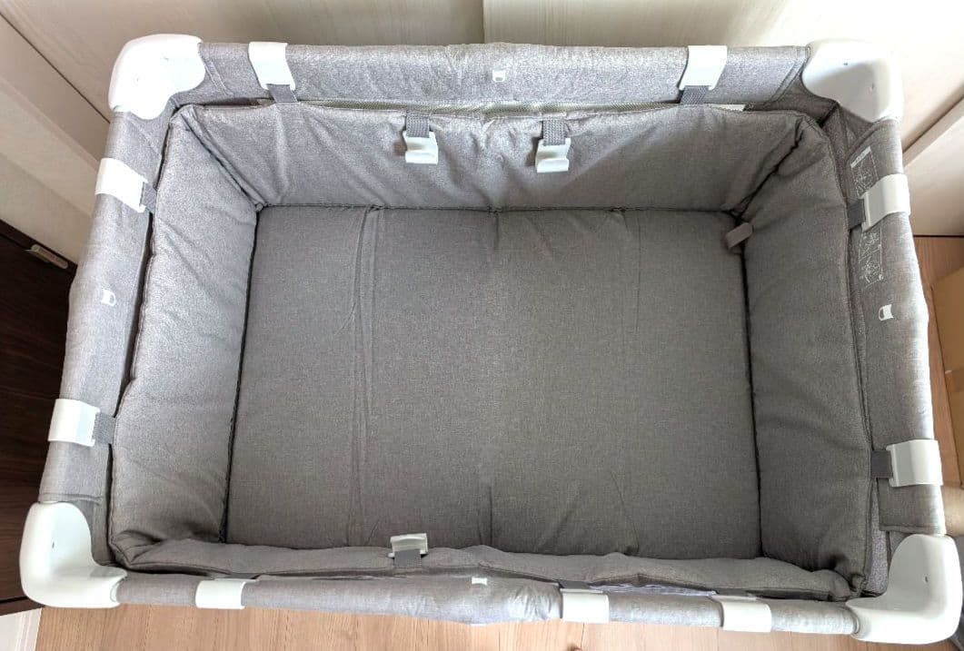 KATOJI グレー ベビーベッド