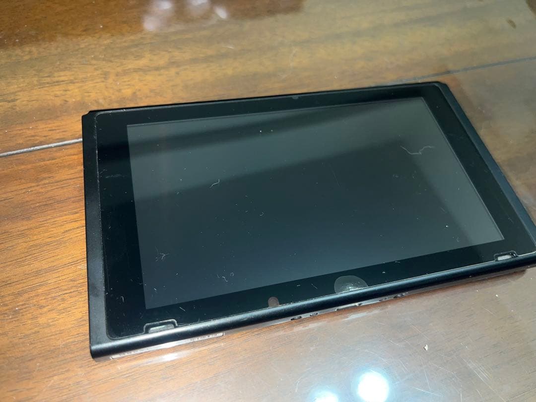 【ジャンク】Nintendo Switch通常モデル 付属品一式　クリアカバー付