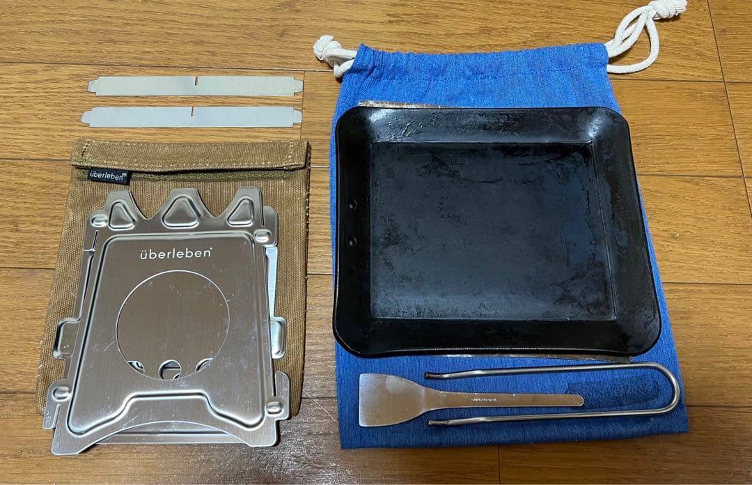 überleben ウッドストーブ& 男爆鉄板