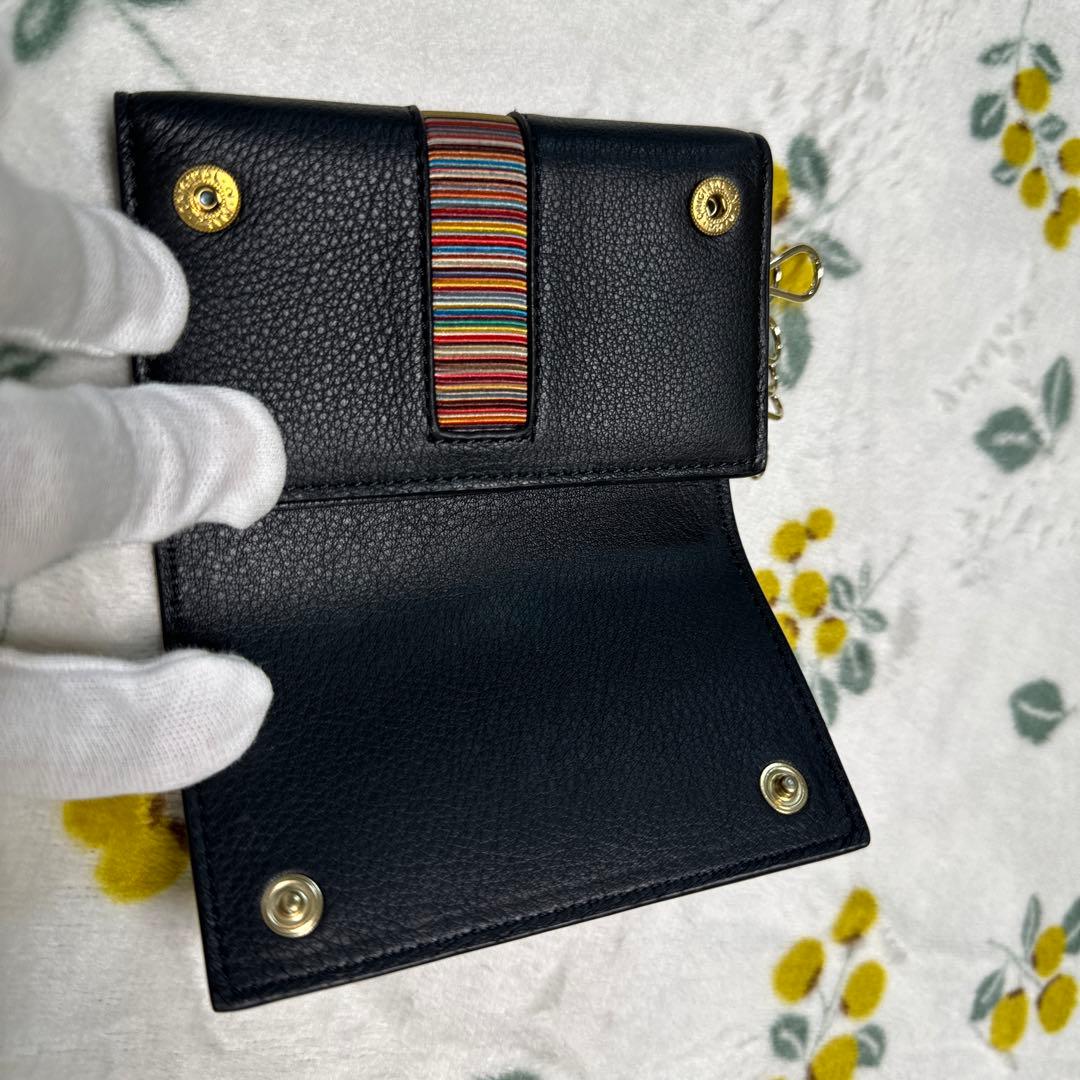 新品　ポールスミス　キーケース　カーフレザー　ゴールド　キーストレージ6個