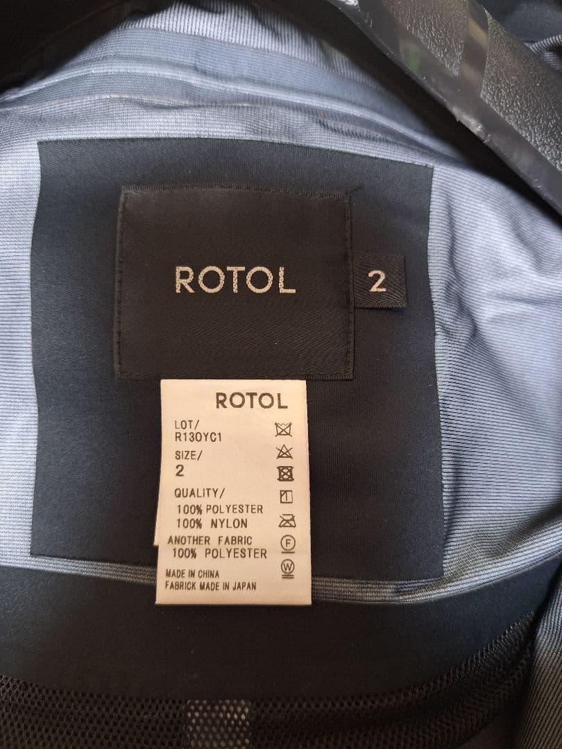 ROTOL ロトル SHELL PARKA mark:2 BLACK