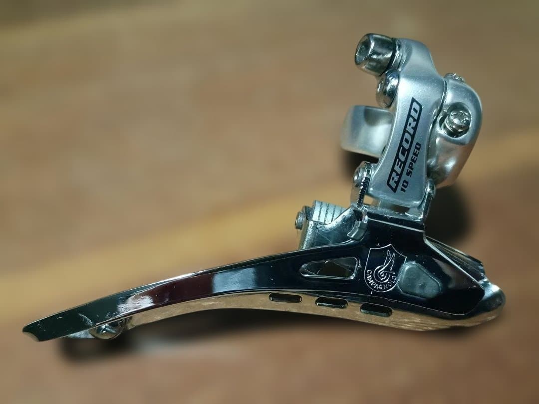 【美品・箱付】カンパニョーロ レコード FD 10s/9s 28.6mm アルミ