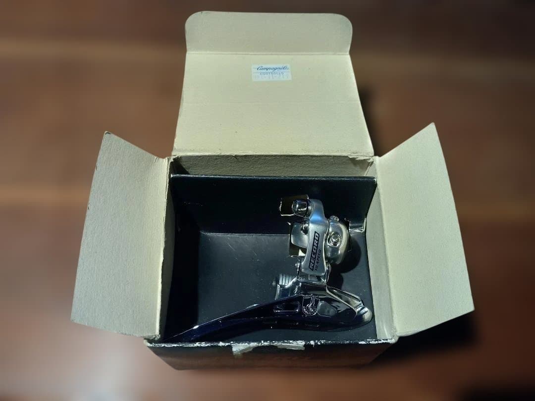 【美品・箱付】カンパニョーロ レコード FD 10s/9s 28.6mm アルミ