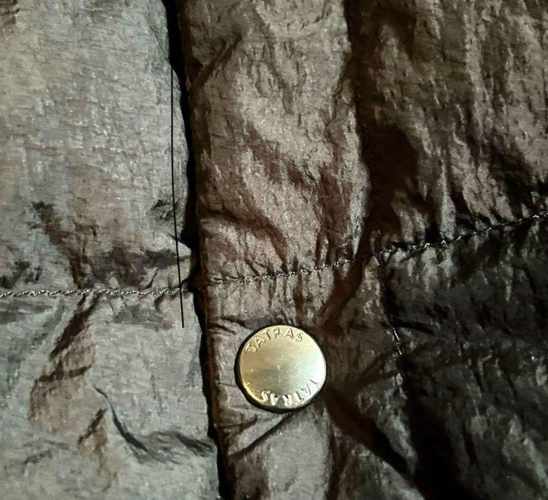 最高級　TATRAS タトラス リバーシブルダウンベスト　黒×迷彩　y2k