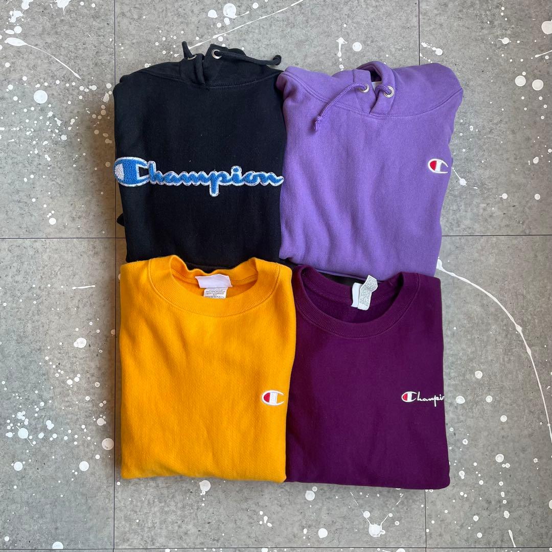 海外製 00s Champion リバースウィーブ 4色セット