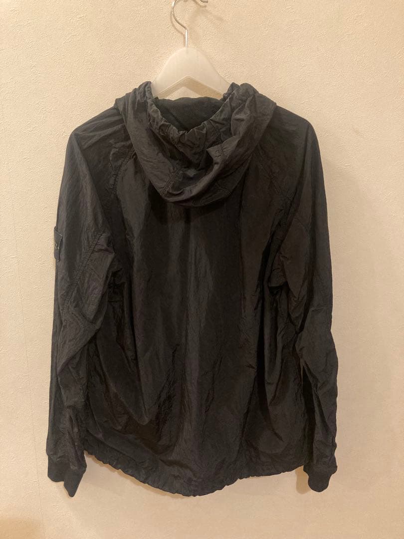 Stone  ナイロンメタル　アノラック パーカー　M 黒