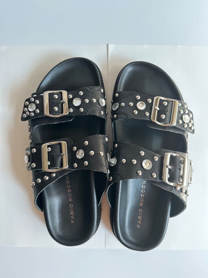 【新品】 FABIO RUSCONI ファビオルスコーニ スタッズサンダル