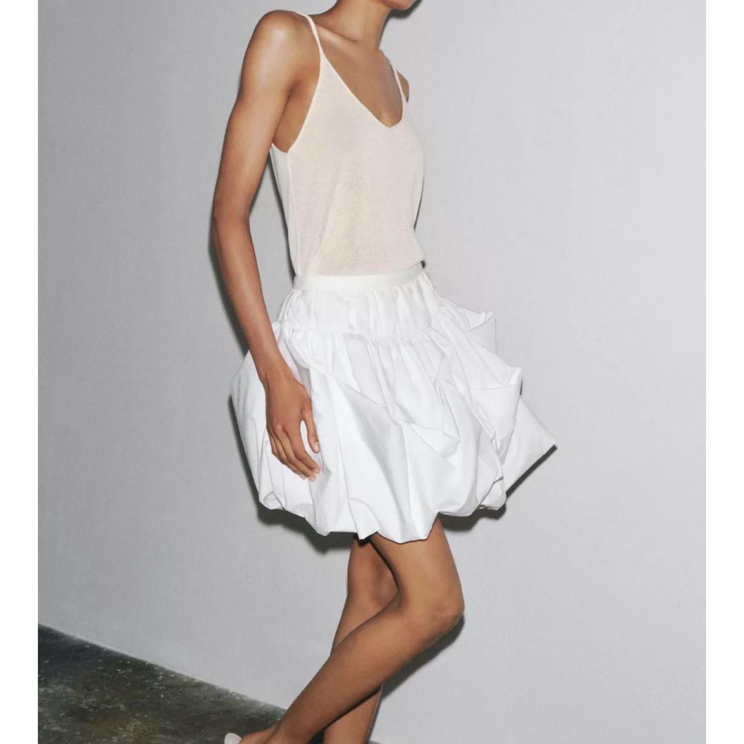 ZARA バルーンショートスカート