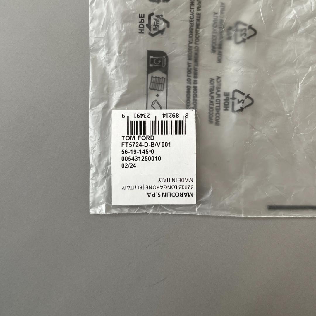 トムフォード メガネ メンズ レディース アジアンフィット ブラック ゴールド