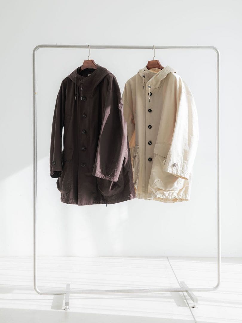 crewre ピーチスキンモッズコート ecru サイズ1