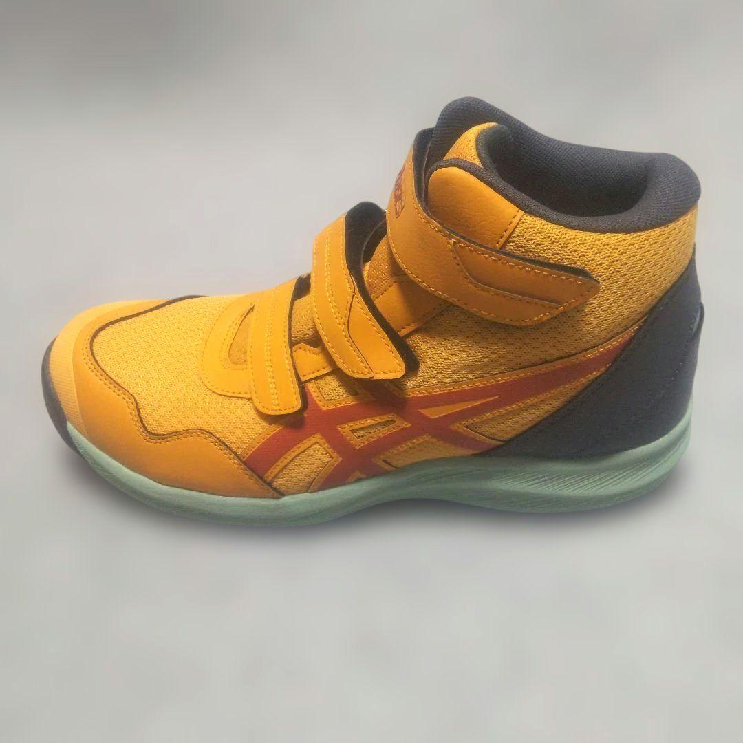 ASICS 安全靴 限定カラー タイガーイエロー×スパイスラテ