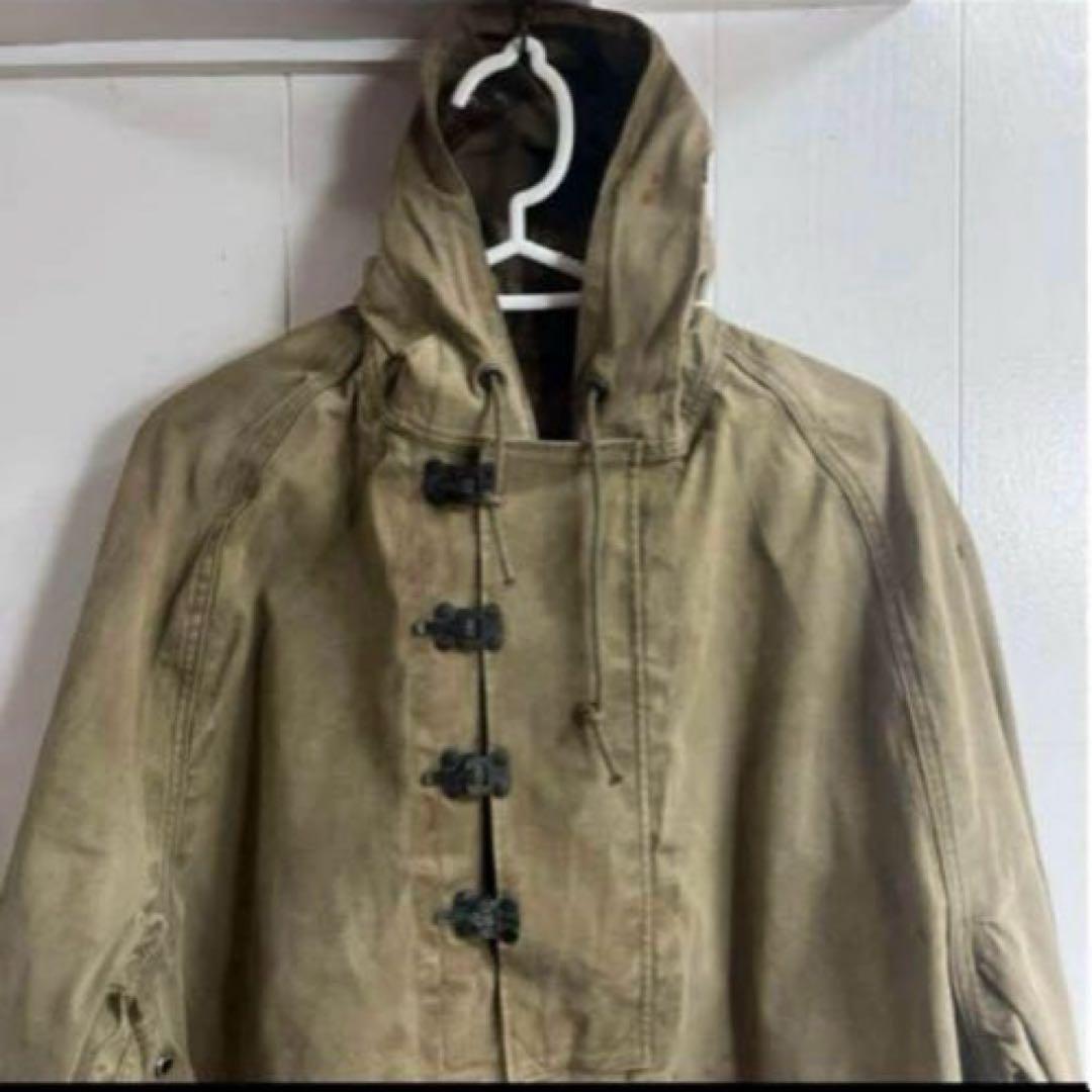 40s 米軍　実物　初期型USN デッキ　レインパーカー　L相当②送料無料