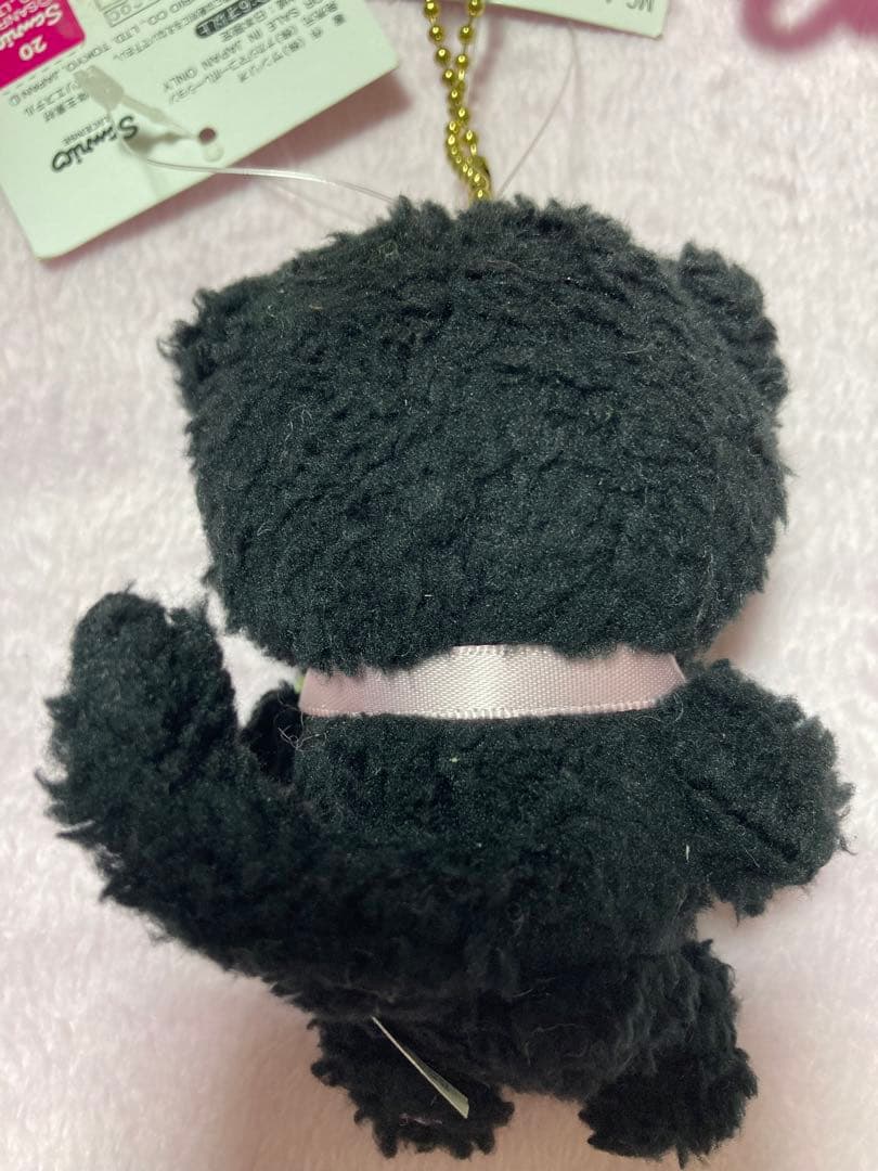 キキララリトルツインスターズマスコットねこ黒猫動物超珍品１２年コットンキャンディ