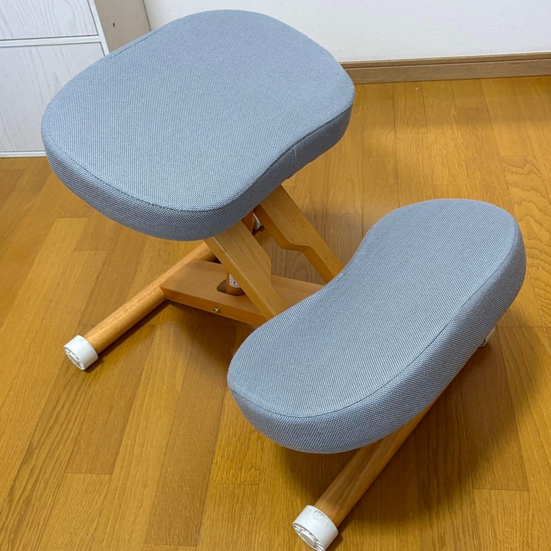 宮武製作所 姿勢矯正 プロポーションチェア 洗えるカバー付き グレー