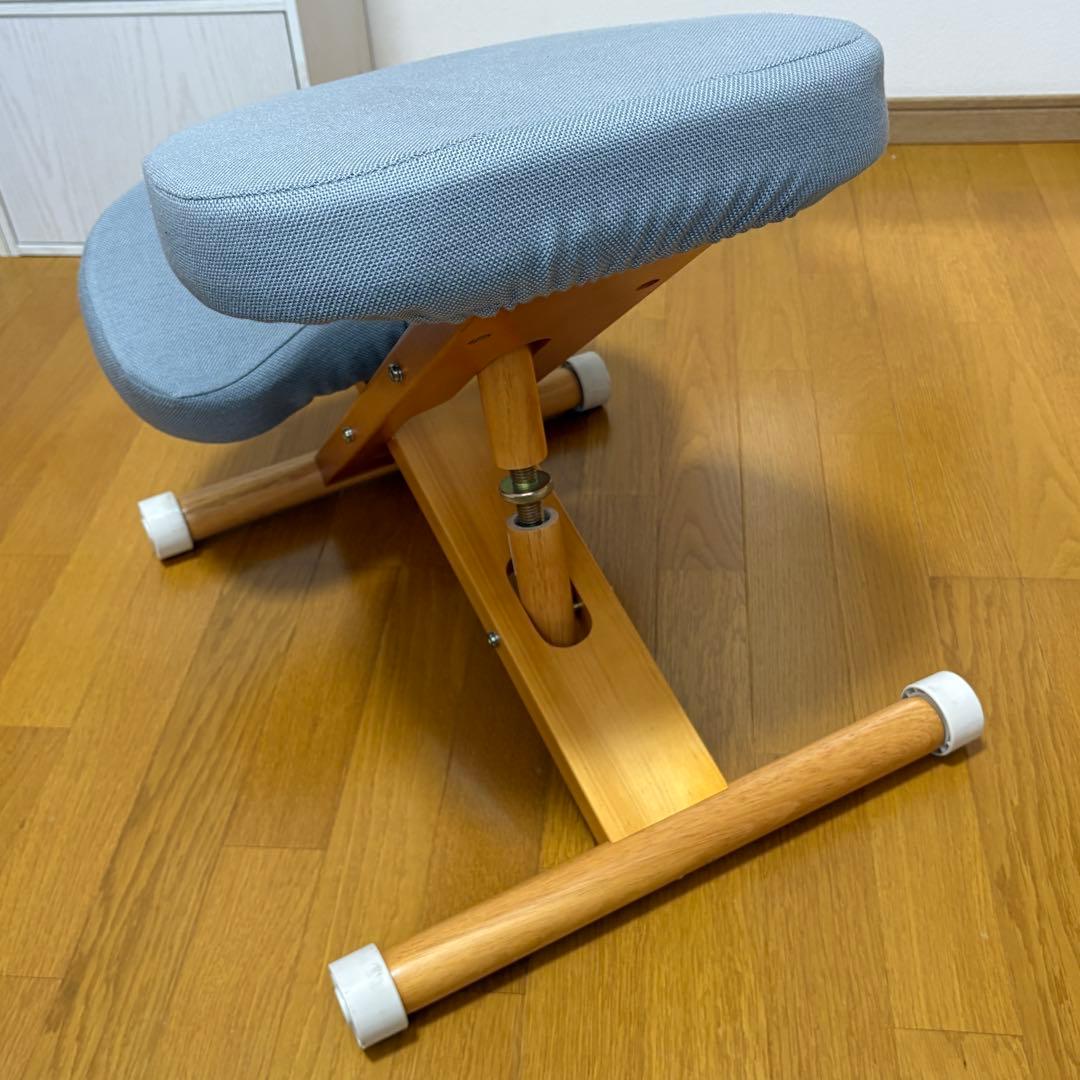 宮武製作所 姿勢矯正 プロポーションチェア 洗えるカバー付き グレー