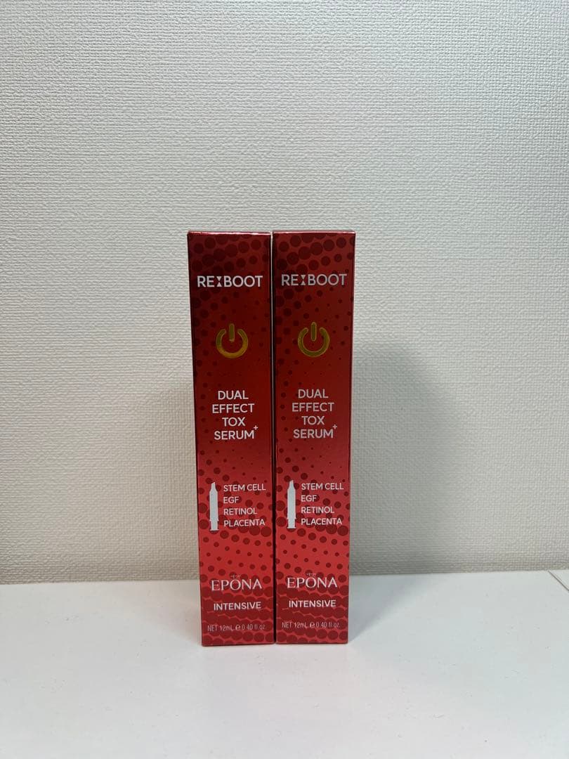 【新品未使用】塗るボトックス EPONA デュアルエフェクトトックスセラム×2本