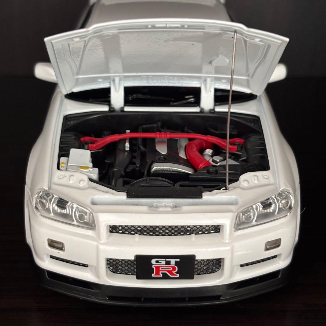 ダイキャスト　大迫力　日産　スカイライン　GT-R R34 1/18 模型