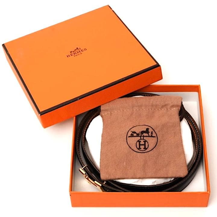 ✨保管未使用✨HERMES エルメス ミニHベルト ⚪︎Z刻印 85cm布袋箱付