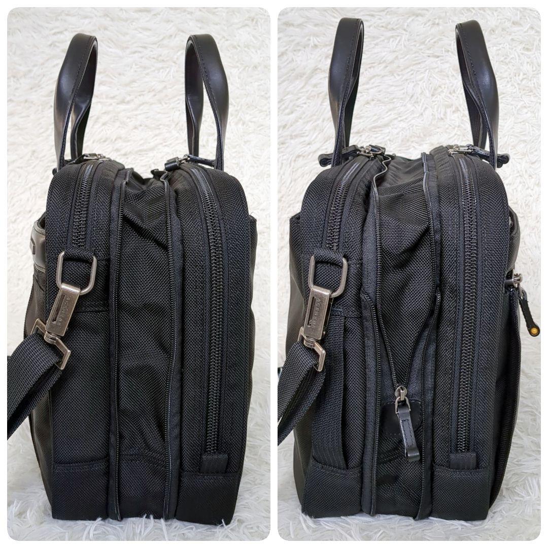 未使用級✨️エースジーン　ビジネスバッグ　ショルダー　3way　ブラック　拡張