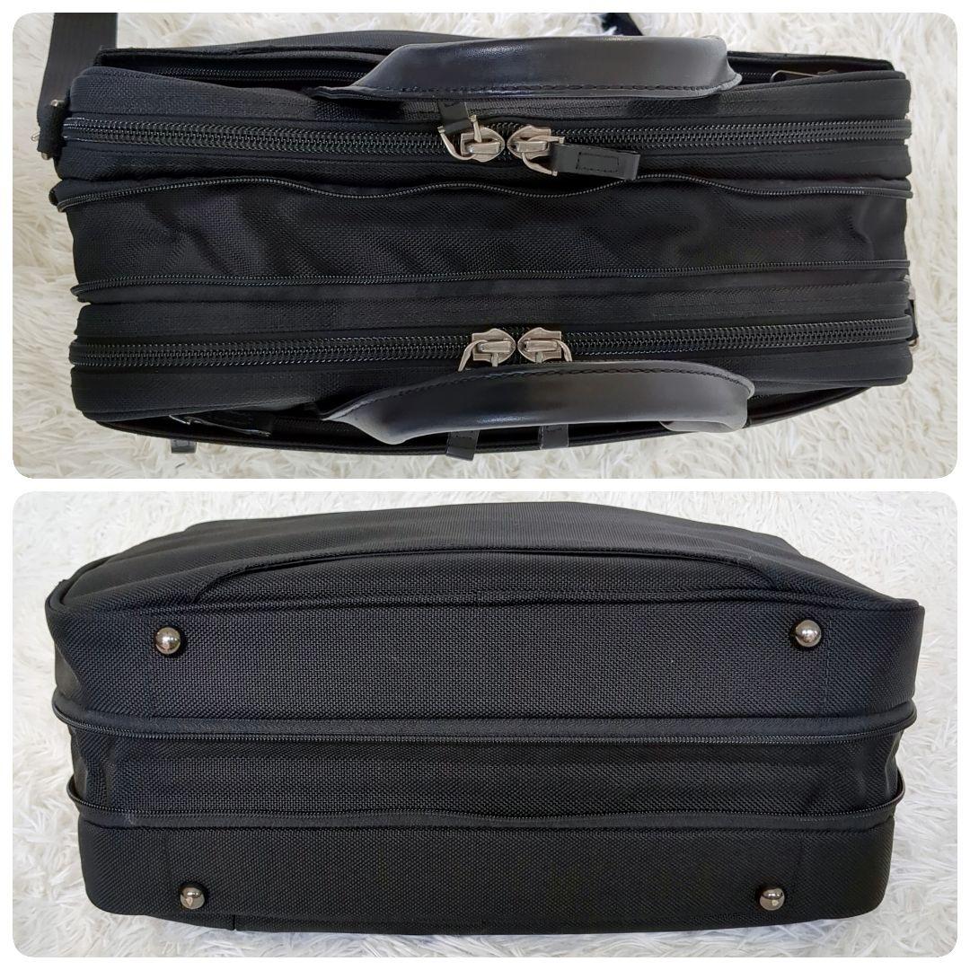 未使用級✨️エースジーン　ビジネスバッグ　ショルダー　3way　ブラック　拡張