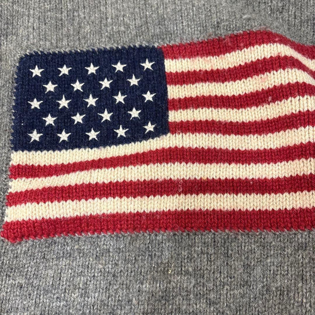 Polo by Ralph Lauren グレー ラムウール セーター L