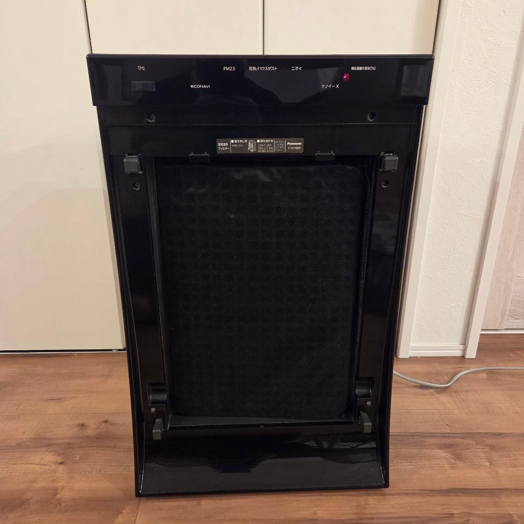 Panasonic ナノイーX 加湿空気清浄機 ブラック F-VC70XP