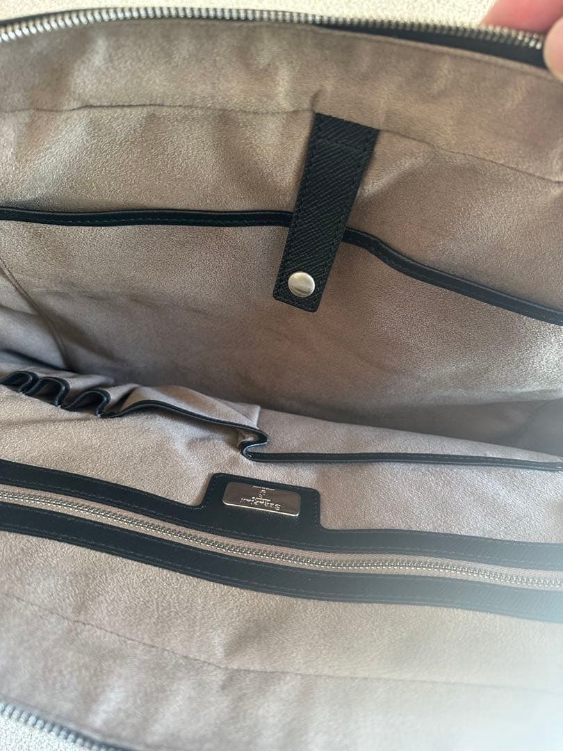 SERAPIAN スリムブリーフケース ブラック