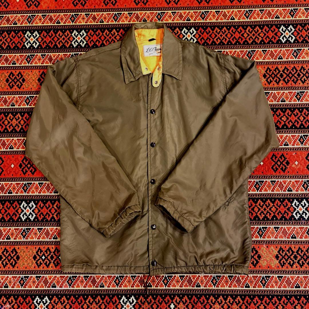 L.L.Bean 70s.コーチジャケット チンスト エルエルビーン　オリーブ