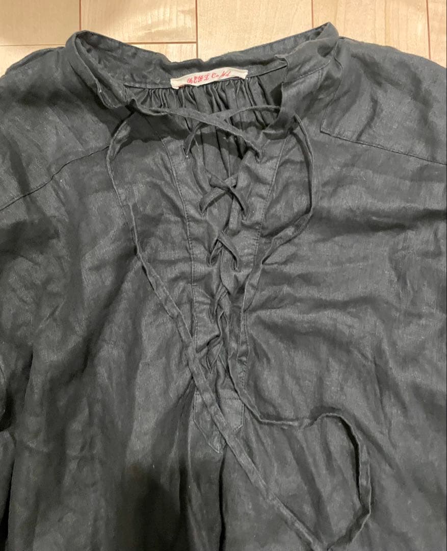 【完売品】dept majotaeリネン チュニック ブラック