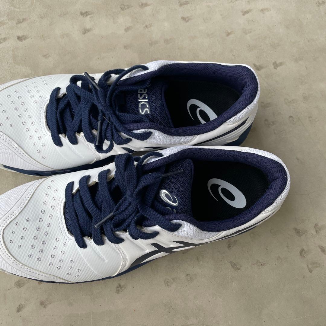 桃*郎様 ASICS 安全靴 ホワイト/ネイビー