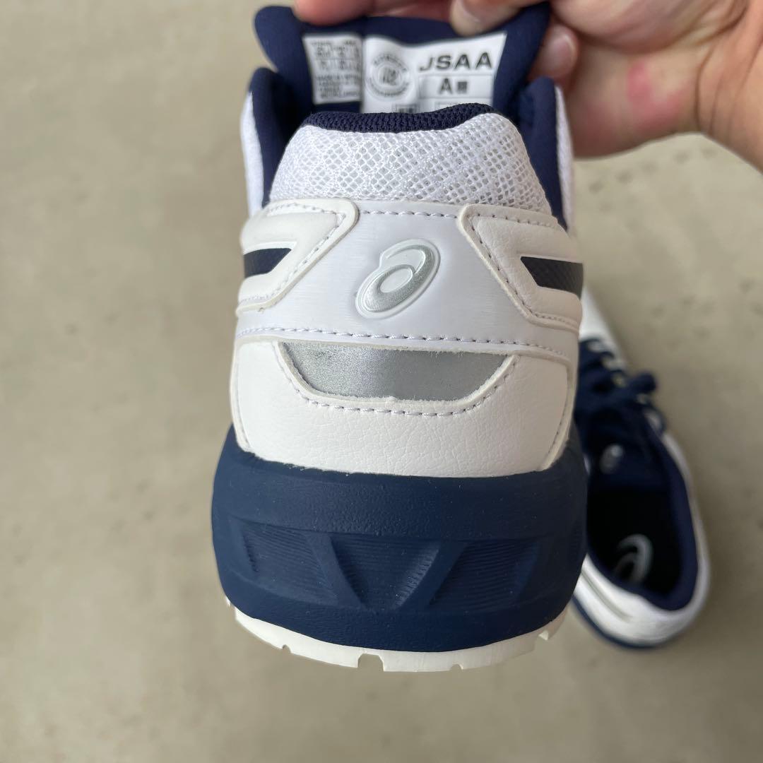 桃*郎様 ASICS 安全靴 ホワイト/ネイビー