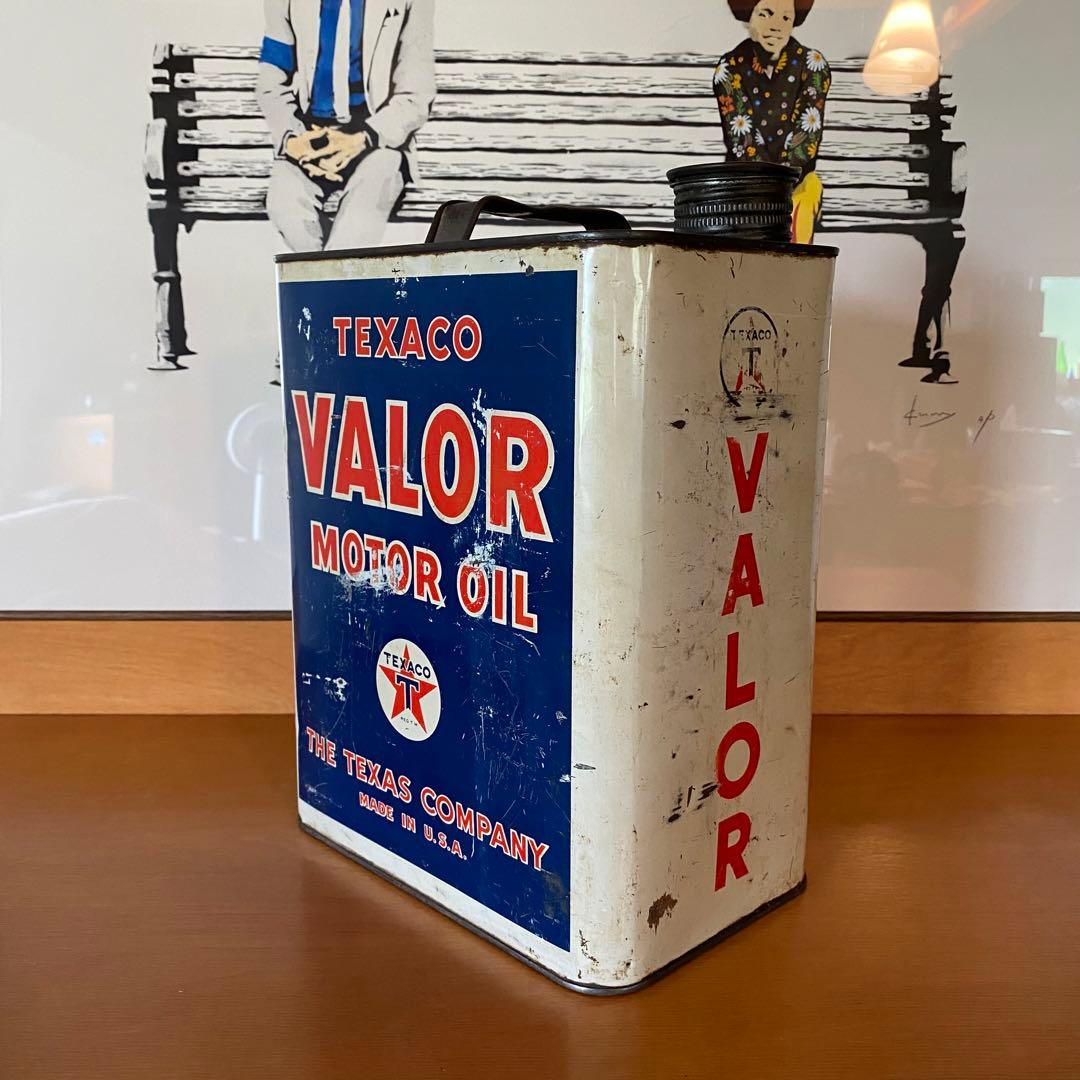 激レア　Texaco Valor Motor Oil 2ガロン缶