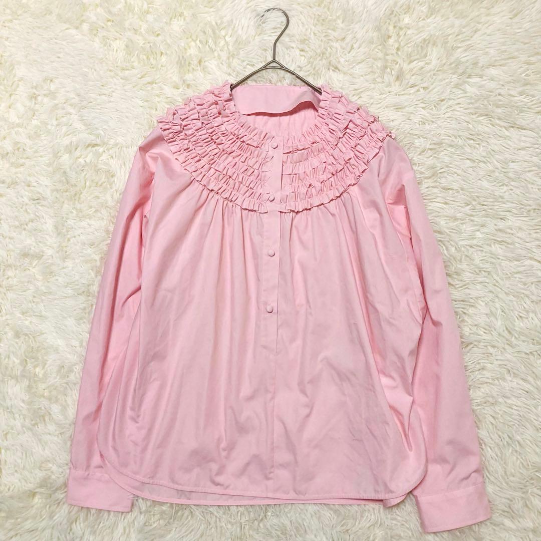 【大人気】ロージーモンスター　ミニフリルブラウス　ピンク新品タグ付き