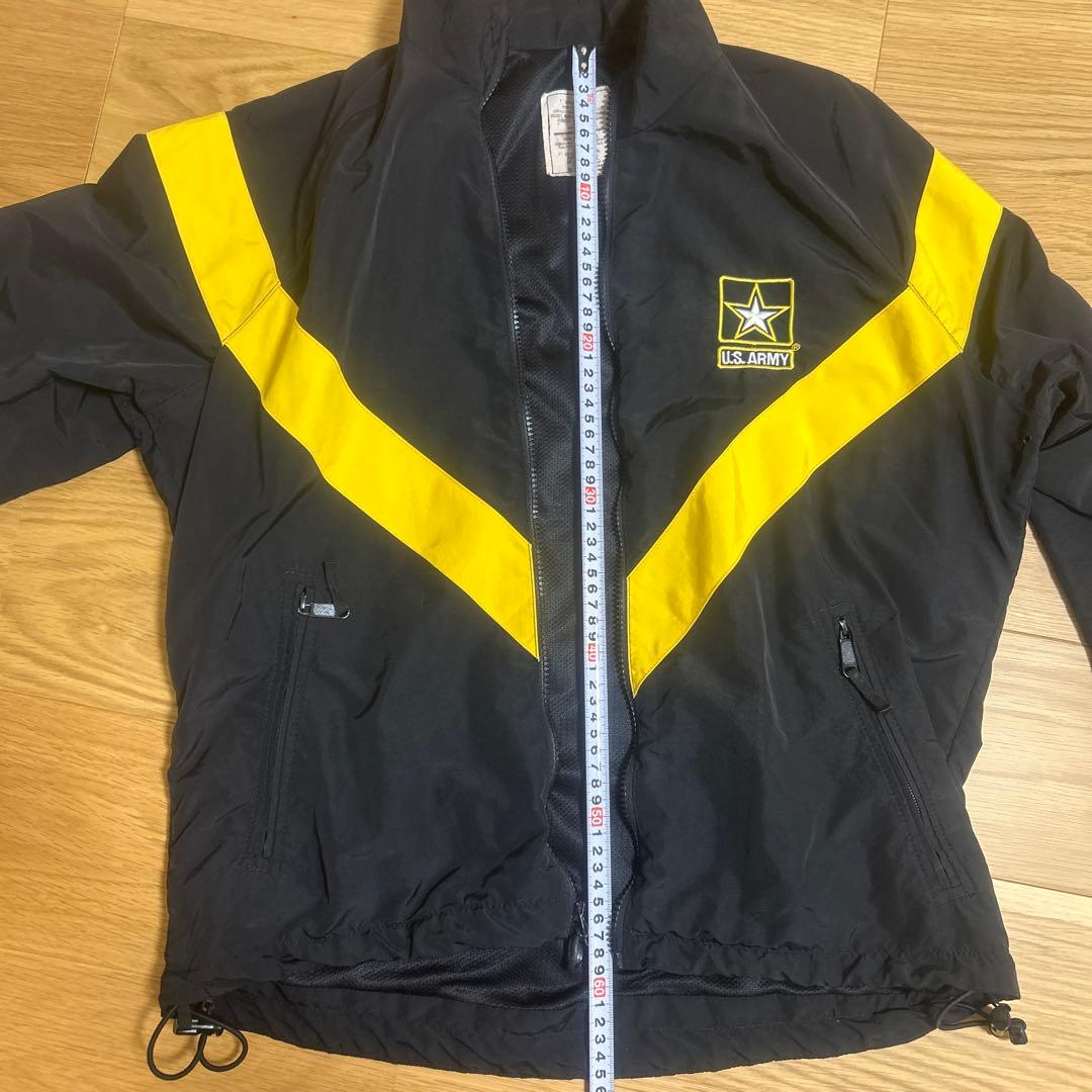 米軍U.S. Army ウォームアップウェアセット 黒/黄